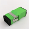 Auto verde preto Shell Singlemode Fiber Optic Adapters da palavra simples do SC do adaptador do obturador SC/APC