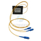 Divisor do PLC com conector divisor ótico em forma de caixa da fibra do PLC do Abs de 1 medidor 1*2